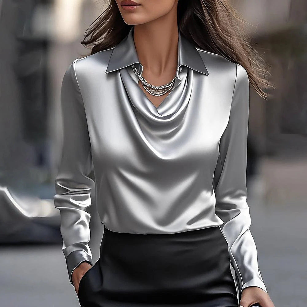Satin Licht Blusen