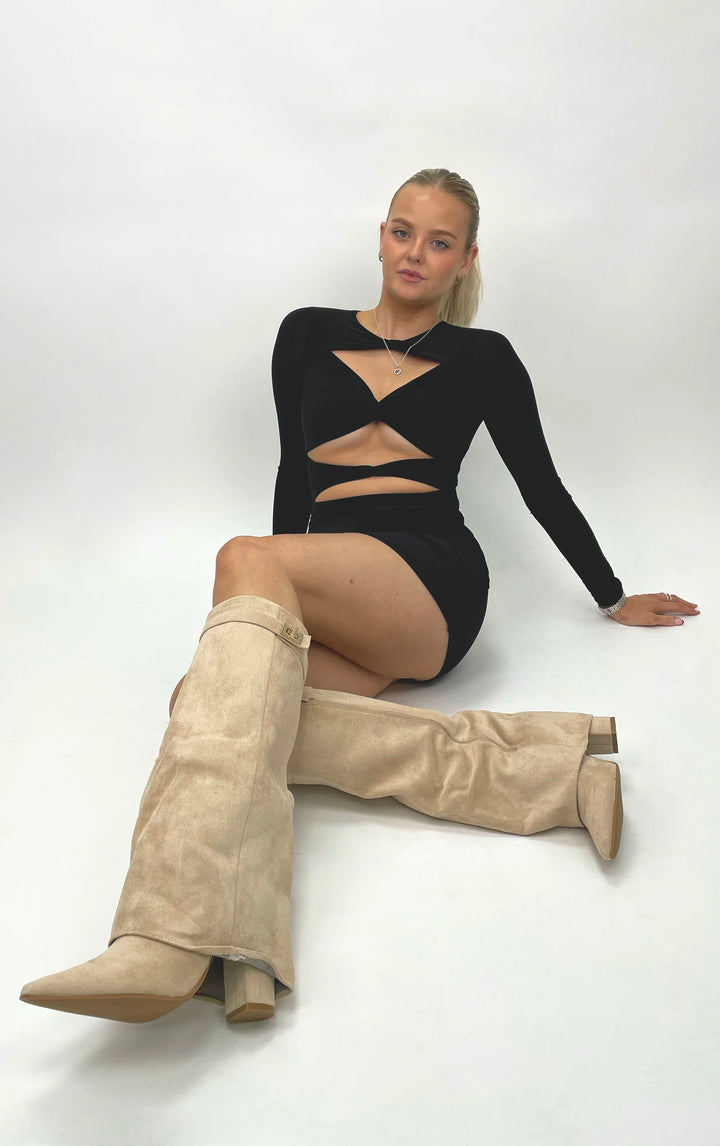 Celine Suede Stiefel